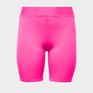 NEON PINK LIQUID BIKE SHORT size medium